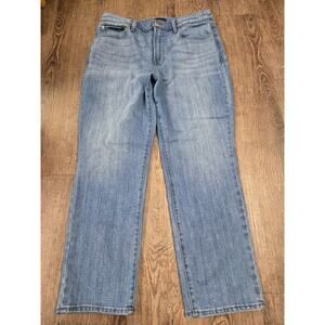 Talbots Modern Ankle Jeans Stretch Size 10 Denim Crop